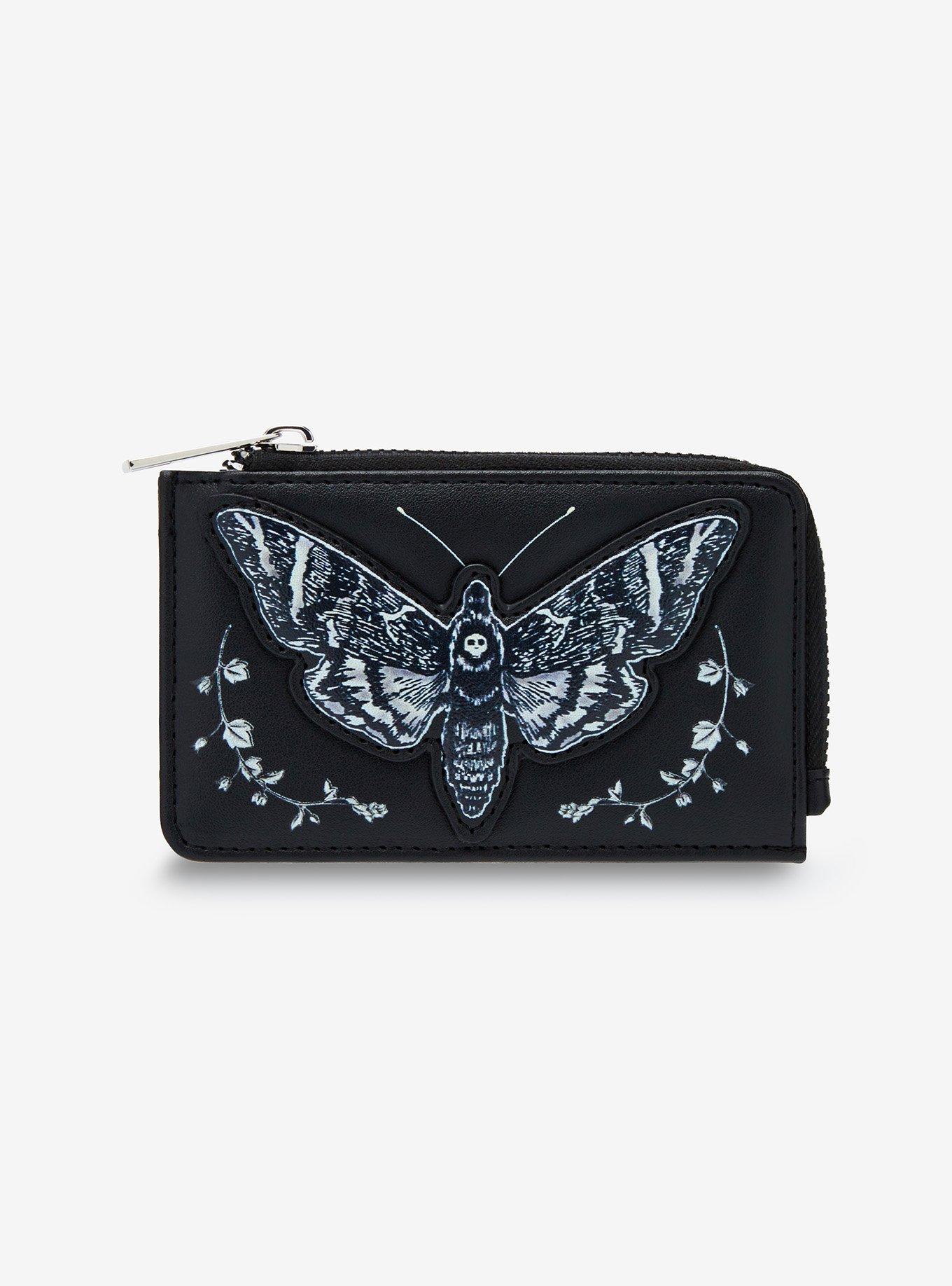 Death Moth Mini Zipper Wallet