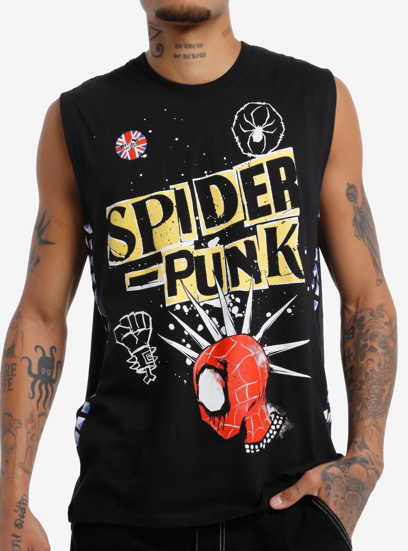 Marvel Spider-Man: Across The Spider-Verse Spider-Punk Muscle Tank Top