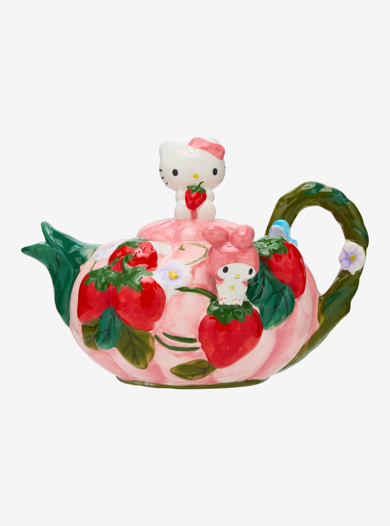 Blue Sky Hello Kitty & My Melody Strawberry Teapot
